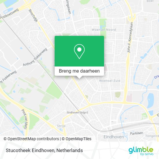 Stucotheek Eindhoven kaart