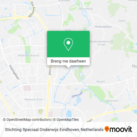 Stichting Speciaal Onderwijs Eindhoven kaart