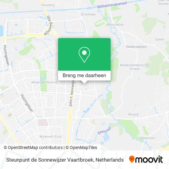 Steunpunt de Sonnewijzer Vaartbroek kaart