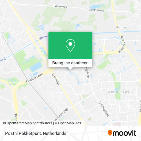 Postnl Pakketpunt kaart