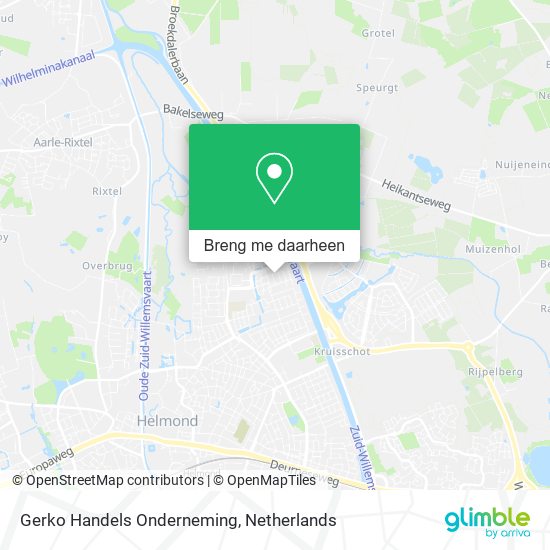 Gerko Handels Onderneming kaart