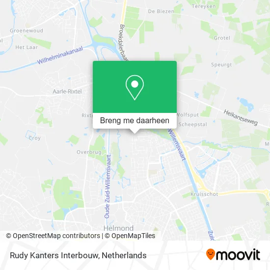Rudy Kanters Interbouw kaart