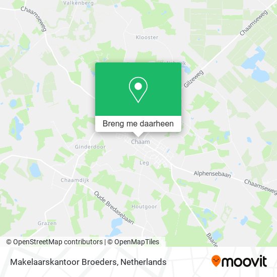 Makelaarskantoor Broeders kaart