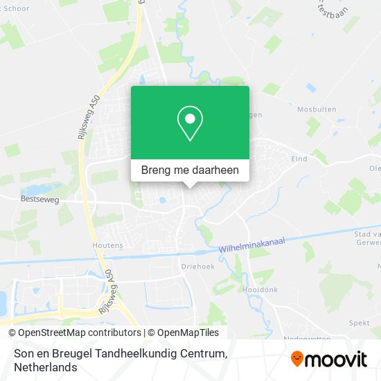 Son en Breugel Tandheelkundig Centrum kaart
