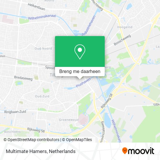 Multimate Hamers kaart