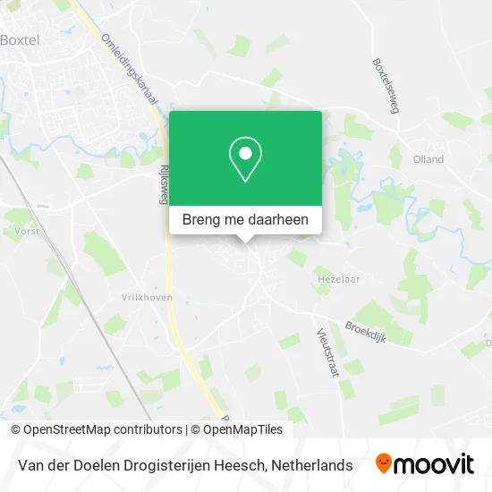 Van der Doelen Drogisterijen Heesch kaart