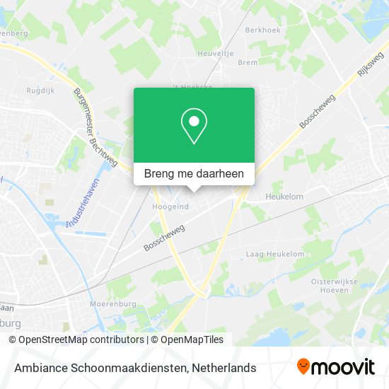 Ambiance Schoonmaakdiensten kaart