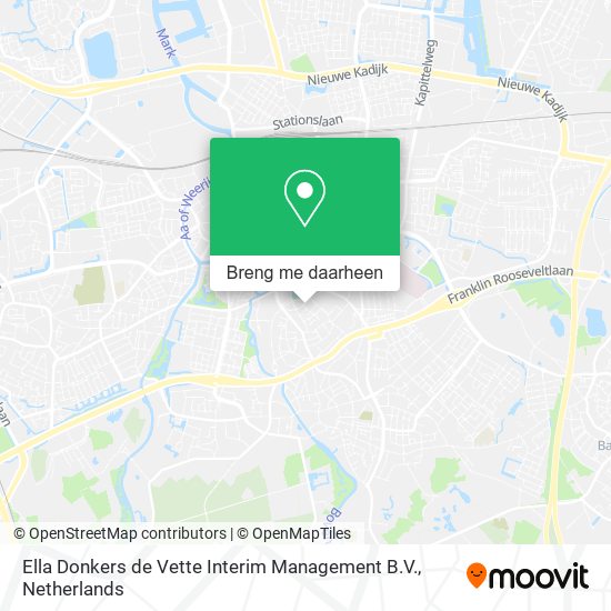 Ella Donkers de Vette Interim Management B.V. kaart