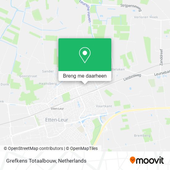 Grefkens Totaalbouw kaart