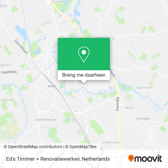 Ed's Timmer + Renovatiewerken kaart