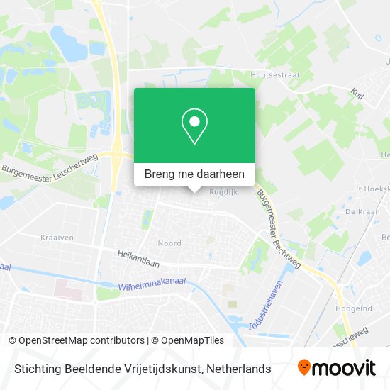 Stichting Beeldende Vrijetijdskunst kaart