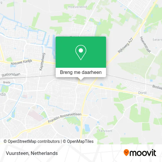 Vuursteen kaart