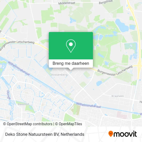 Deko Stone Natuursteen BV kaart