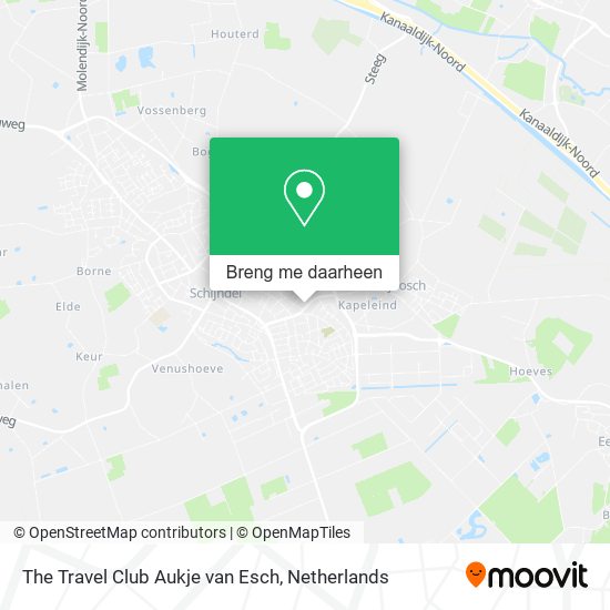 The Travel Club Aukje van Esch kaart