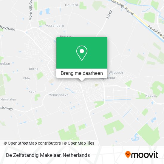 De Zelfstandig Makelaar kaart