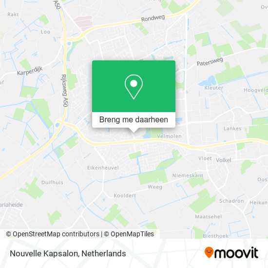 Nouvelle Kapsalon kaart