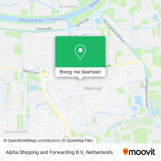 Alpha Shipping and Forwarding B.V. kaart