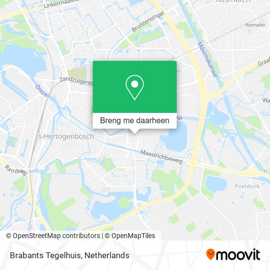 Brabants Tegelhuis kaart
