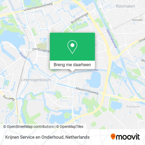 Krijnen Service en Onderhoud kaart