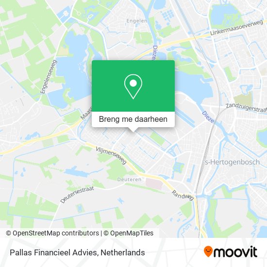 Pallas Financieel Advies kaart