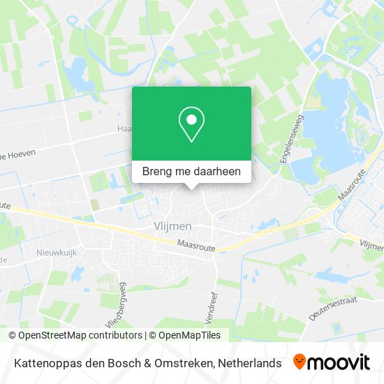 Kattenoppas den Bosch & Omstreken kaart