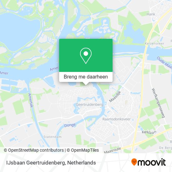 IJsbaan Geertruidenberg kaart