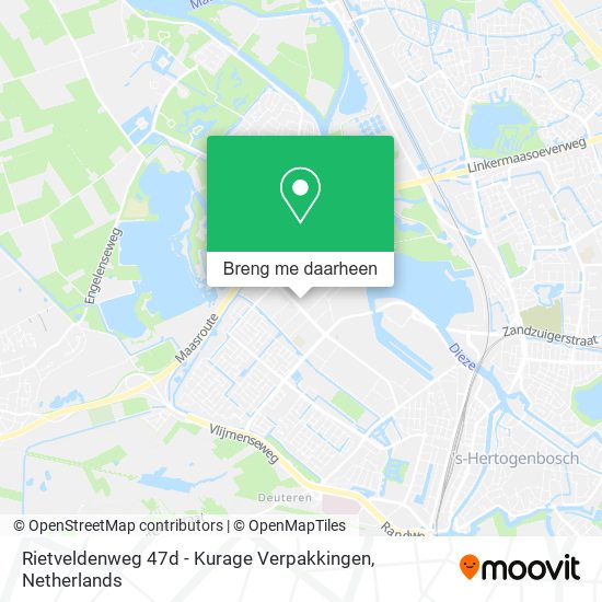 Rietveldenweg 47d - Kurage Verpakkingen kaart