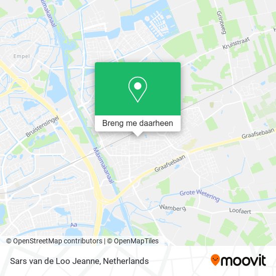 Sars van de Loo Jeanne kaart