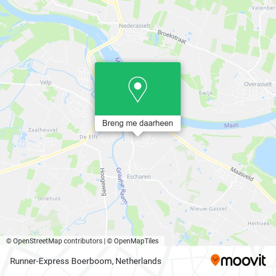 Runner-Express Boerboom kaart