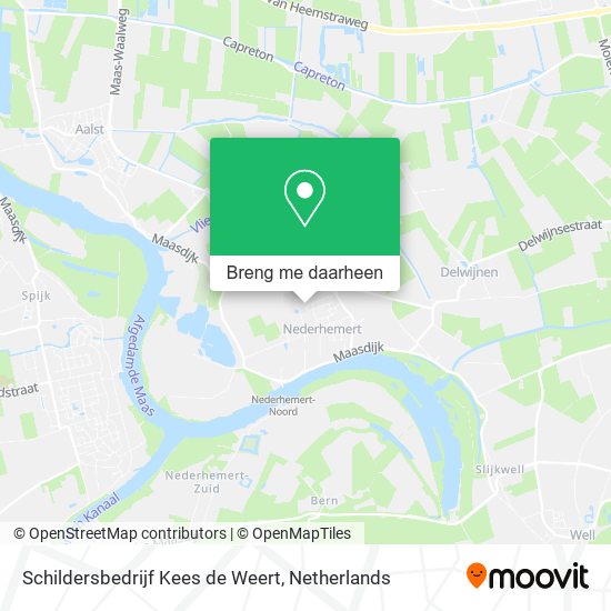 Schildersbedrijf Kees de Weert kaart
