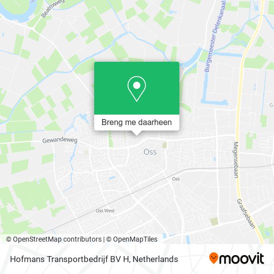 Hofmans Transportbedrijf BV H kaart