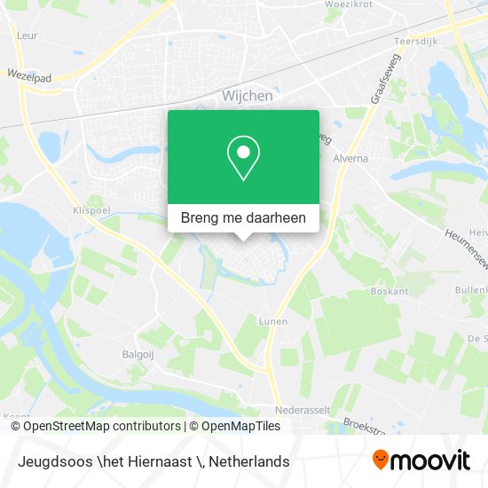 Jeugdsoos \het Hiernaast \ kaart