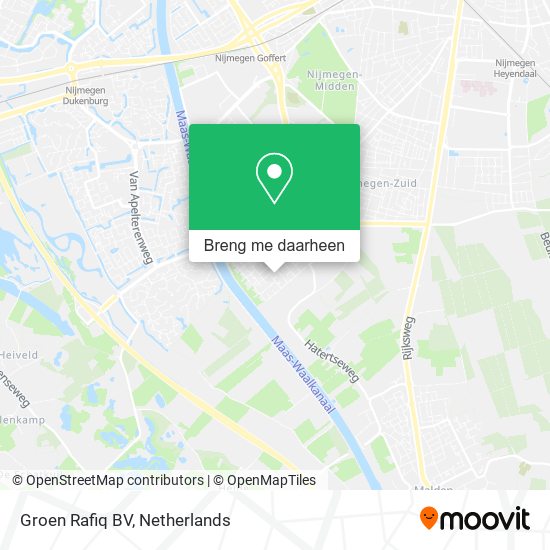 Groen Rafiq BV kaart