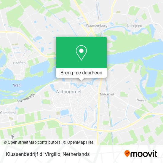 Klussenbedrijf di Virgilio kaart