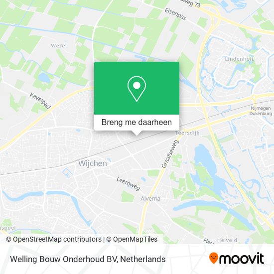 Welling Bouw Onderhoud BV kaart