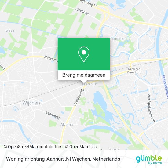 Woninginrichting-Aanhuis.Nl Wijchen kaart