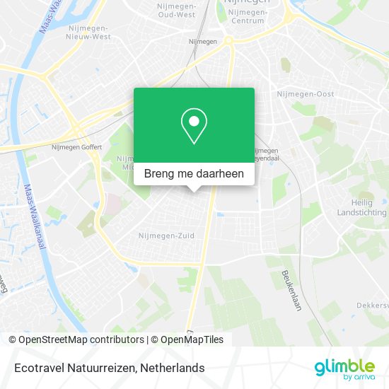 Ecotravel Natuurreizen kaart