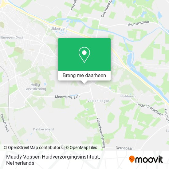 Maudy Vossen Huidverzorgingsinstituut kaart