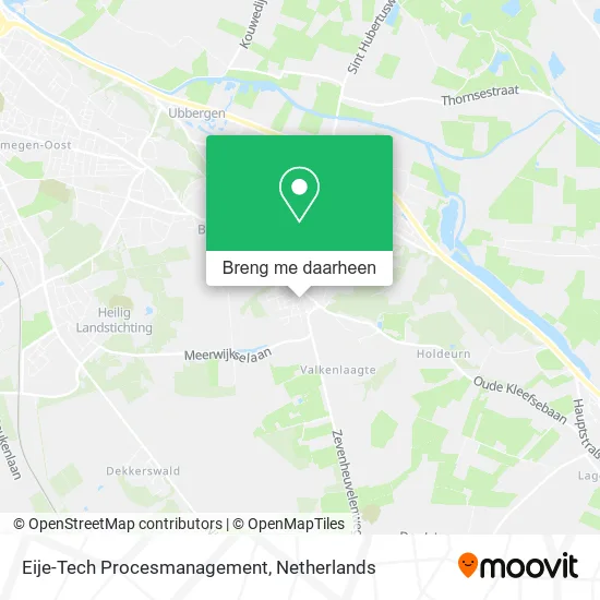 Eije-Tech Procesmanagement kaart