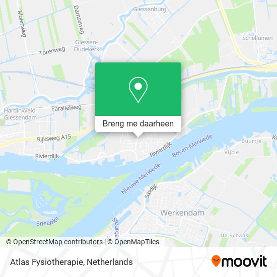Atlas Fysiotherapie kaart
