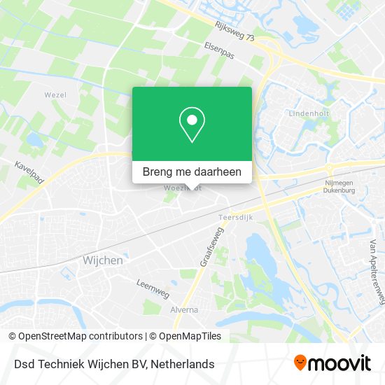 Dsd Techniek Wijchen BV kaart