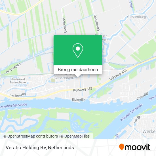 Veratio Holding BV kaart