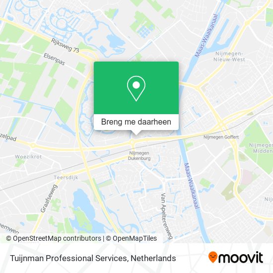 Tuijnman Professional Services kaart
