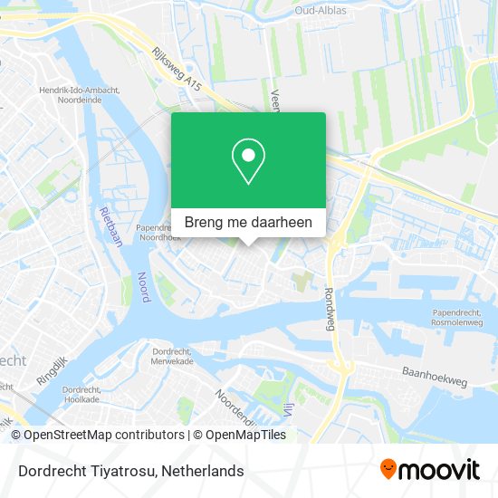 Dordrecht Tiyatrosu kaart