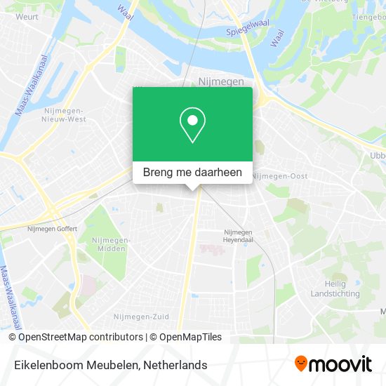 Eikelenboom Meubelen kaart