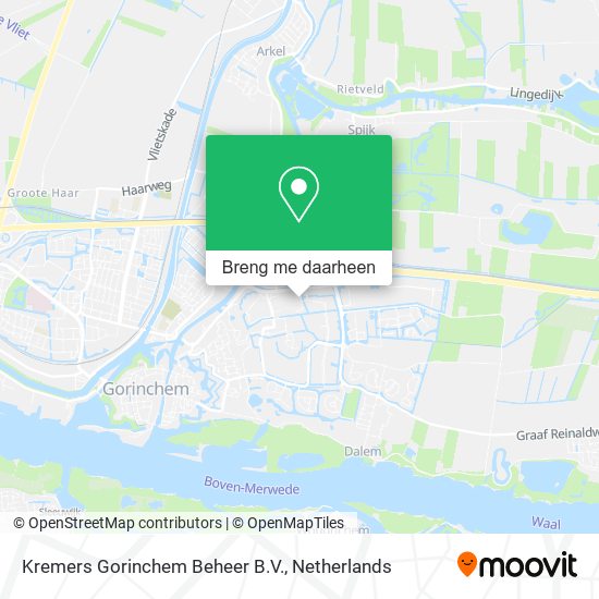 Kremers Gorinchem Beheer B.V. kaart