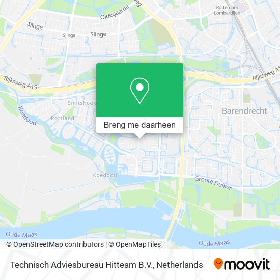 Technisch Adviesbureau Hitteam B.V. kaart