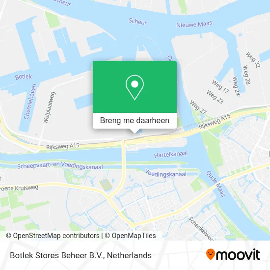 Botlek Stores Beheer B.V. kaart