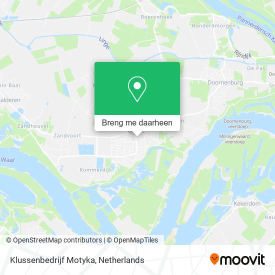 Klussenbedrijf Motyka kaart