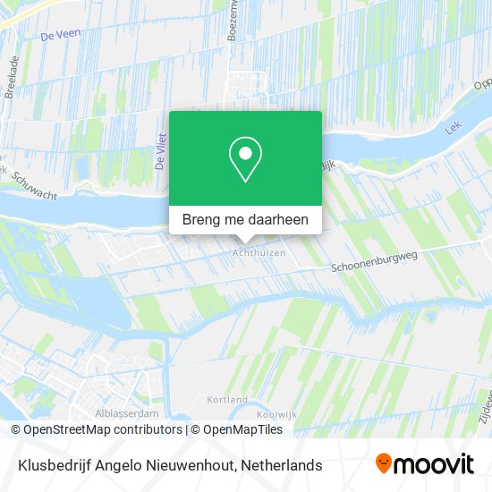 Klusbedrijf Angelo Nieuwenhout kaart
